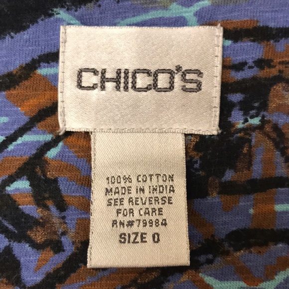 Chico’s multicolored top - Picture 3 of 6